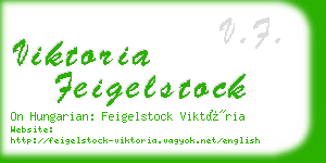 viktoria feigelstock business card